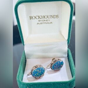 Australian Opal earrings-vintage